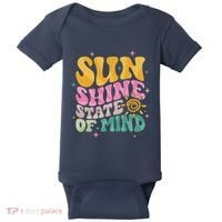 Groovy Sunshine State Of Mind Summer Break Vacation Baby Bodysuit thumb 0