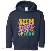 Groovy Sunshine State Of Mind Summer Break Vacation Toddler Hoodie thumb 0