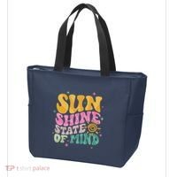 Groovy Sunshine State Of Mind Summer Break Vacation Tote Bag thumb 3