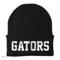 Gators School Sports Fan Team Spirit Mascot Heart Beanie thumb 0
