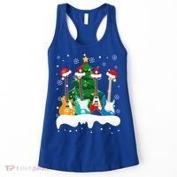 Guitar Santa Snow Christmas Tree Funny For Music Lovers Xmas Great Gift Women's Tank Top thumb 0
