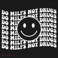 Groovy Style Smile Face Do Milfs Not Drugs Backpack thumb 2