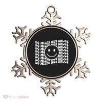 Groovy Style Smile Face Do Milfs Not Drugs Ornament thumb 0