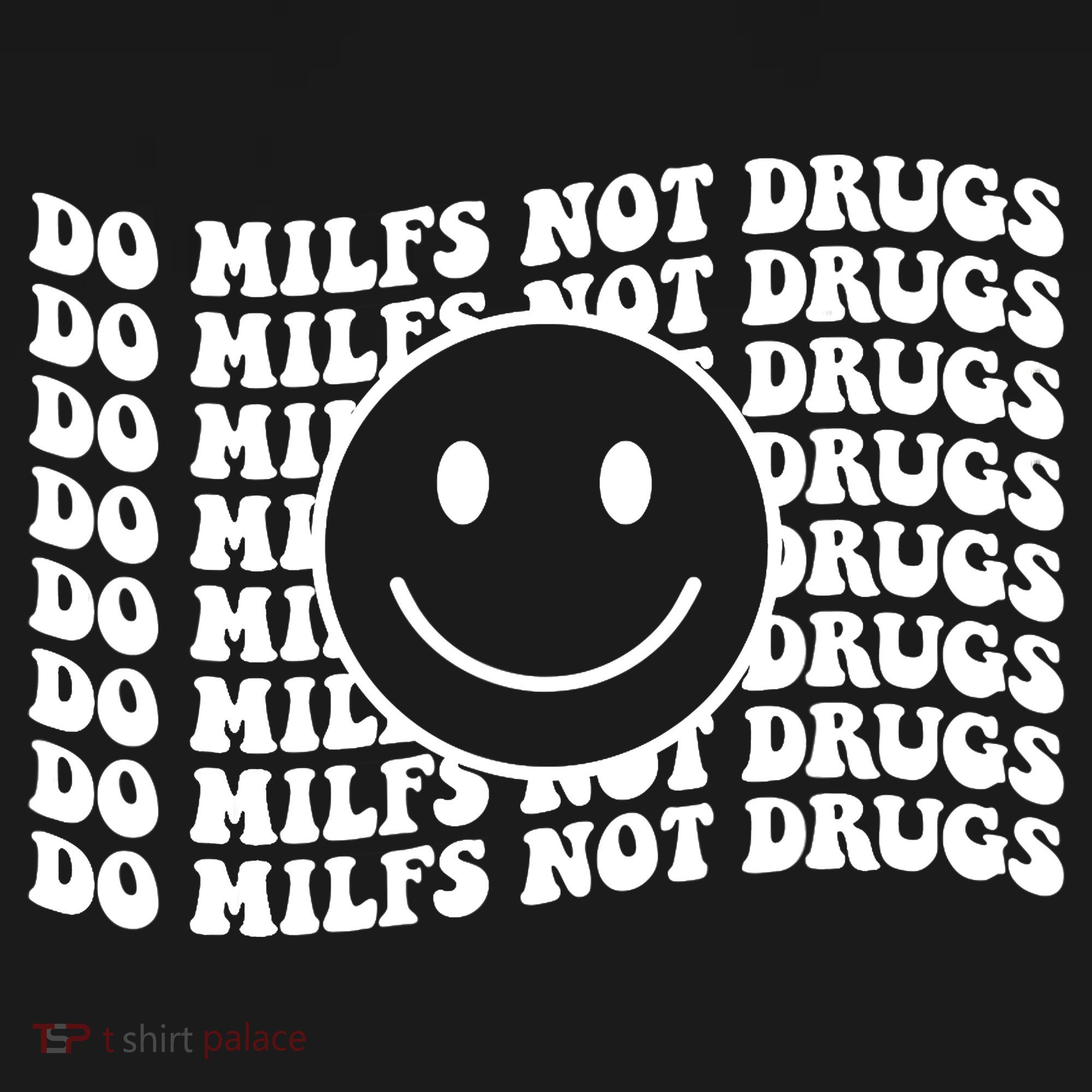 Groovy Style Smile Face Do Milfs Not Drugs Ornament