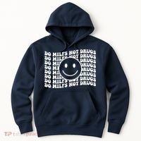 Groovy Style Smile Face Do Milfs Not Drugs Hoodie thumb 0