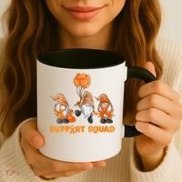 Gnomes Support Squad MS Awareness Orange Ribbon Coffee Mug thumb 3