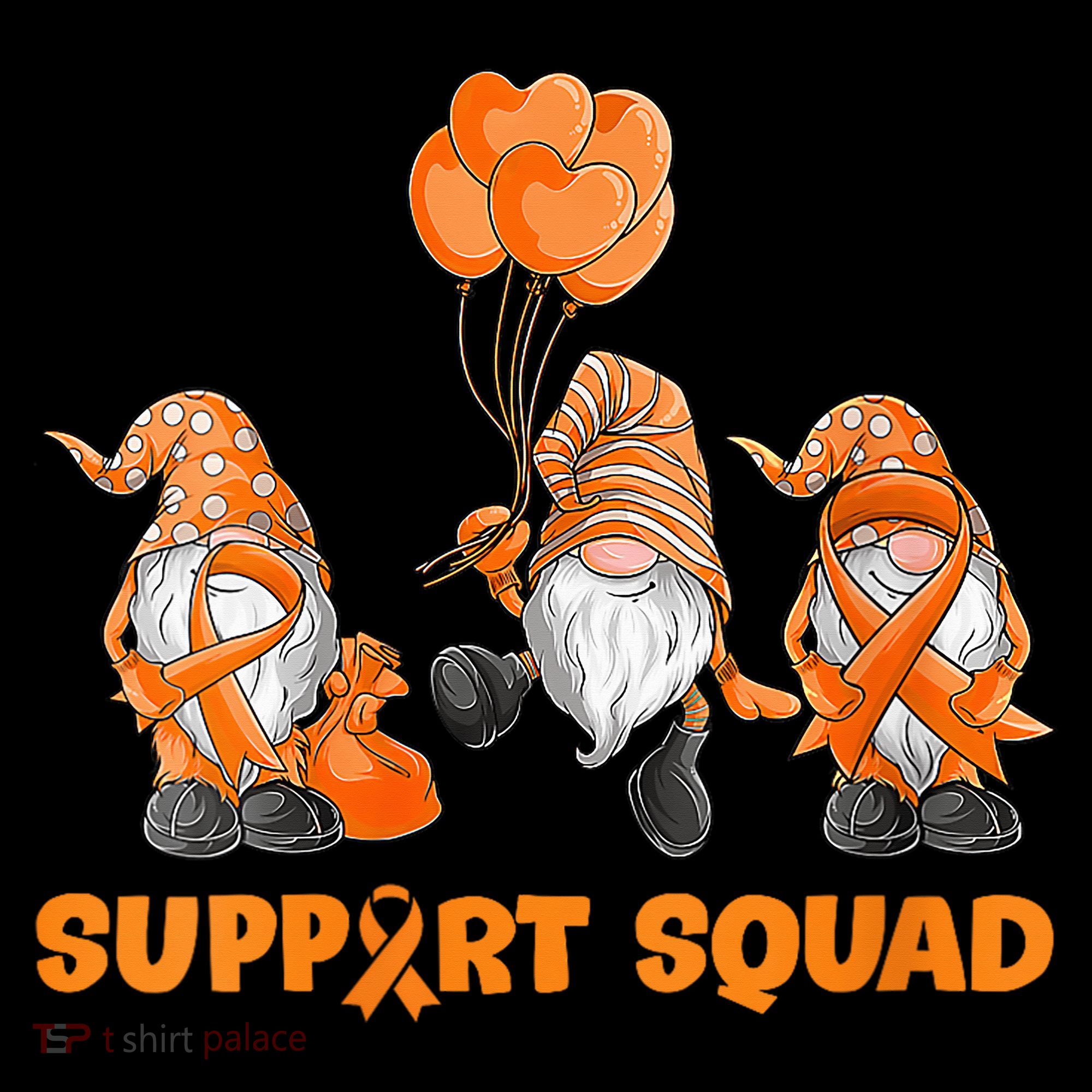 Gnomes Support Squad MS Awareness Orange Ribbon Coffee Mug