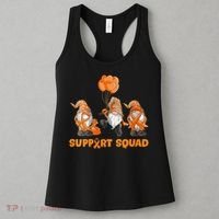 Gnomes Support Squad MS Awareness Orange Ribbon Women's Tank Top thumb 3