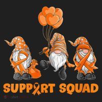Gnomes Support Squad MS Awareness Orange Ribbon Hat thumb 2
