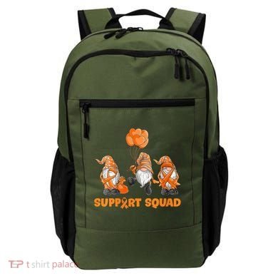 Gnomes Support Squad MS Awareness Orange Ribbon Backpack