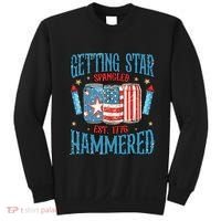 Getting Star Spangled Hammered Funny America 4th Of July Sweatshirt thumb 0
