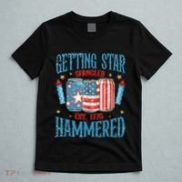 Getting Star Spangled Hammered Funny America 4th Of July T-Shirt thumb 5