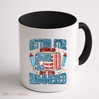 Getting Star Spangled Hammered Funny America 4th Of July Coffee Mug thumb 1