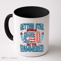 Getting Star Spangled Hammered Funny America 4th Of July Coffee Mug thumb 0