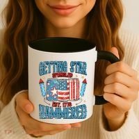 Getting Star Spangled Hammered Funny America 4th Of July Coffee Mug thumb 3