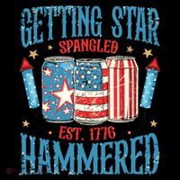Getting Star Spangled Hammered Funny America 4th Of July Coffee Mug thumb 5