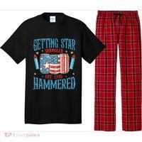Getting Star Spangled Hammered Funny America 4th Of July Pajama Set thumb 0