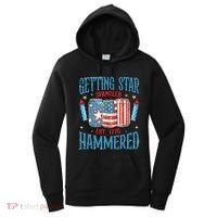 Getting Star Spangled Hammered Funny America 4th Of July Women's Hoodie thumb 0