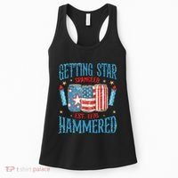 Getting Star Spangled Hammered Funny America 4th Of July Women's Tank Top thumb 0