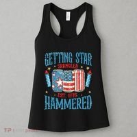 Getting Star Spangled Hammered Funny America 4th Of July Women's Tank Top thumb 3