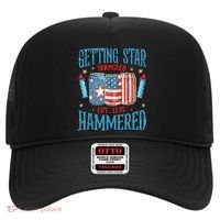 Getting Star Spangled Hammered Funny America 4th Of July Hat thumb 0