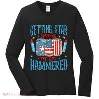 Getting Star Spangled Hammered Funny America 4th Of July Women's Long Sleeve Shirt thumb 0