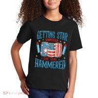 Getting Star Spangled Hammered Funny America 4th Of July Kids T-Shirt thumb 2