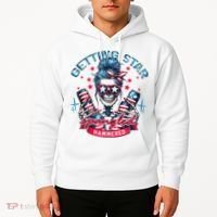 Getting Star Spangled Hammered Skeleton 4th Of July Hoodie thumb 2