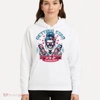 Getting Star Spangled Hammered Skeleton 4th Of July Hoodie thumb 5
