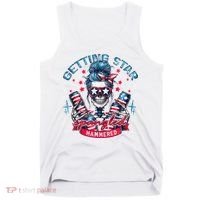 Getting Star Spangled Hammered Skeleton 4th Of July Tank Top thumb 0