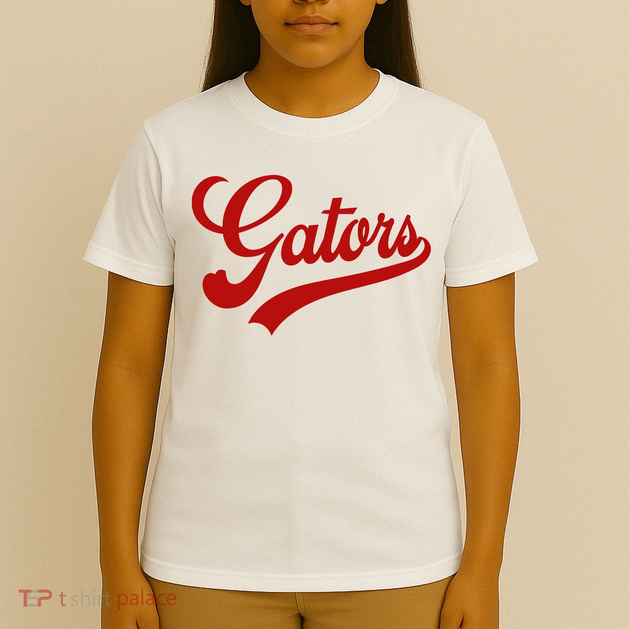 Gators School Spirit Mascot Logo Team Sports T-Shirt