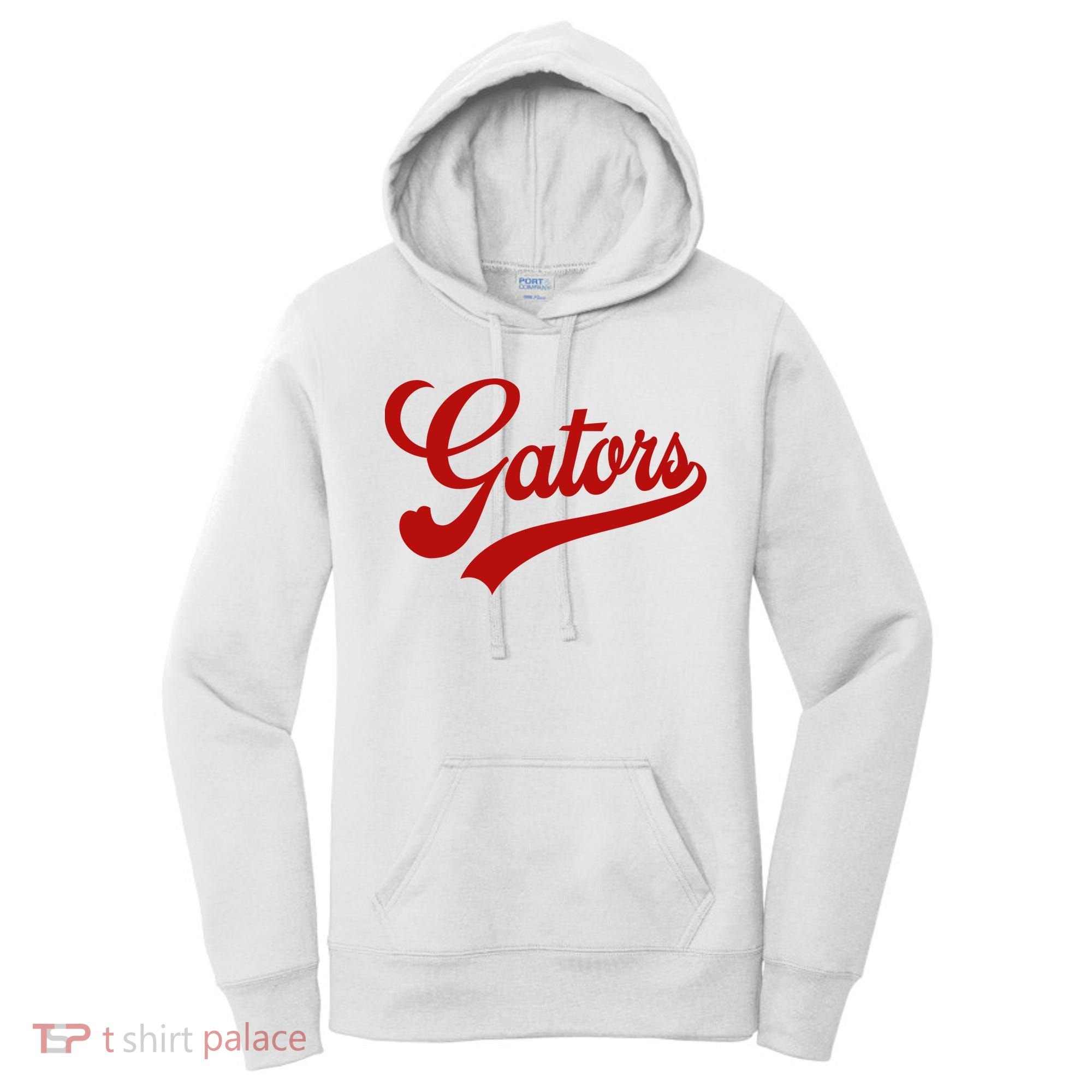 Gators School Spirit Mascot Logo Team Sports Women's Hoodie