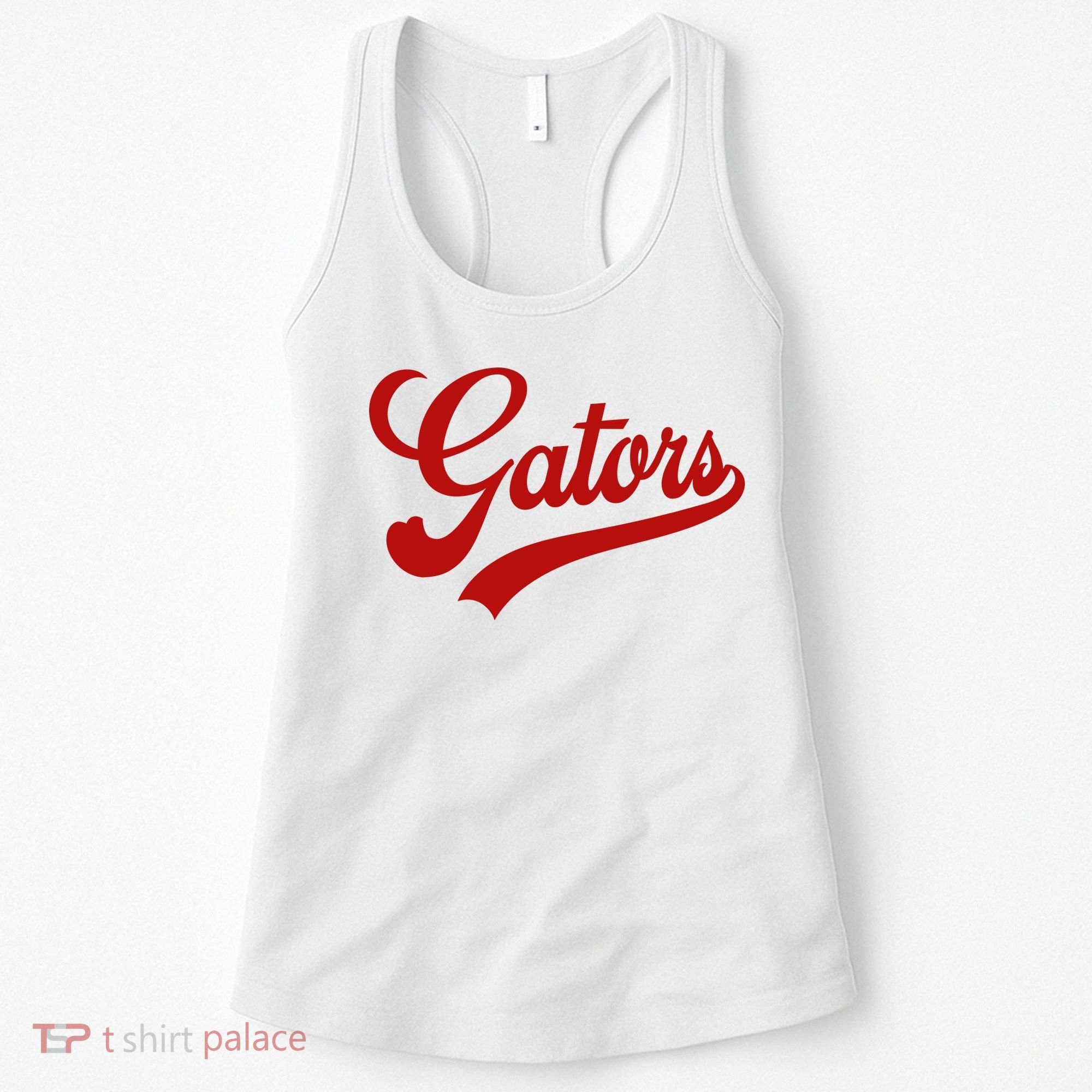 Gators School Spirit Mascot Logo Team Sports Women's Tank Top
