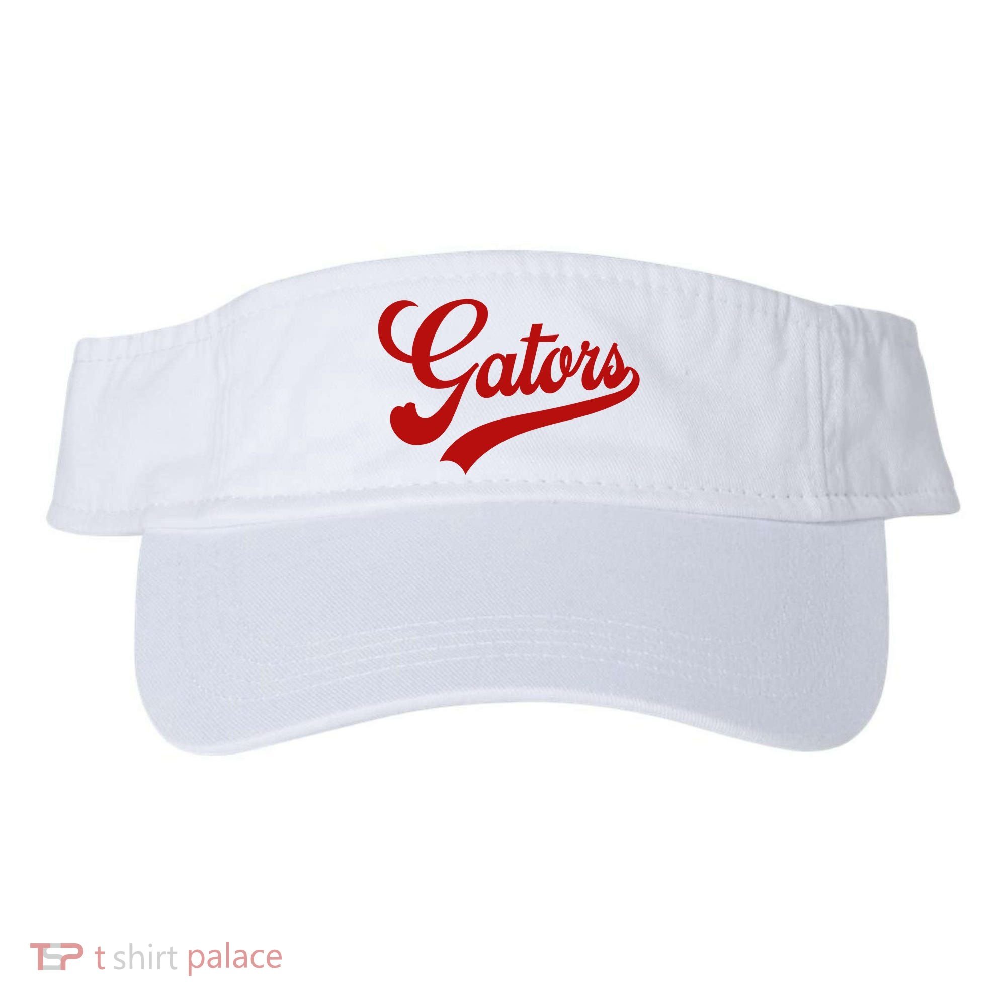 Gators School Spirit Mascot Logo Team Sports Visor