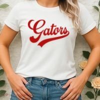 Gators School Spirit Mascot Logo Team Sports Women's T-Shirt thumb 2