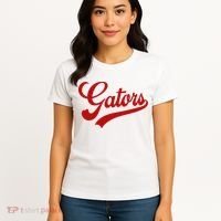 Gators School Spirit Mascot Logo Team Sports Women's T-Shirt thumb 4
