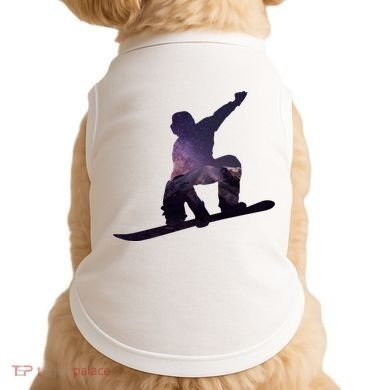 Galaxy Space Ski Boarding Doggie Tank