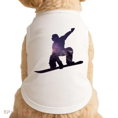Galaxy Space Ski Boarding Doggie Tank