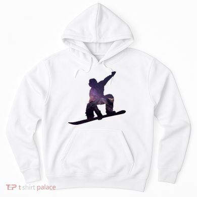 Galaxy Space Ski Boarding Hoodie