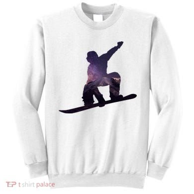Galaxy Space Ski Boarding Sweatshirt