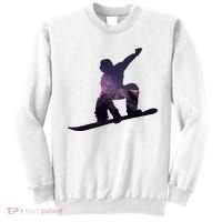 Galaxy Space Ski Boarding Sweatshirt thumb 0