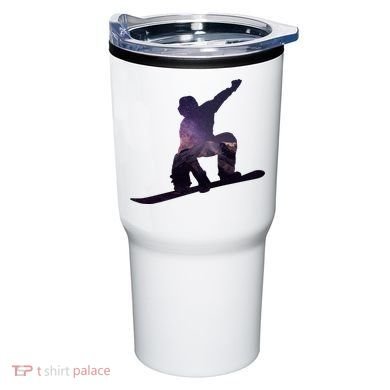Galaxy Space Ski Boarding Tumbler