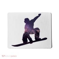 Galaxy Space Ski Boarding Mousepad thumb 0