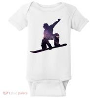 Galaxy Space Ski Boarding Baby Bodysuit thumb 0