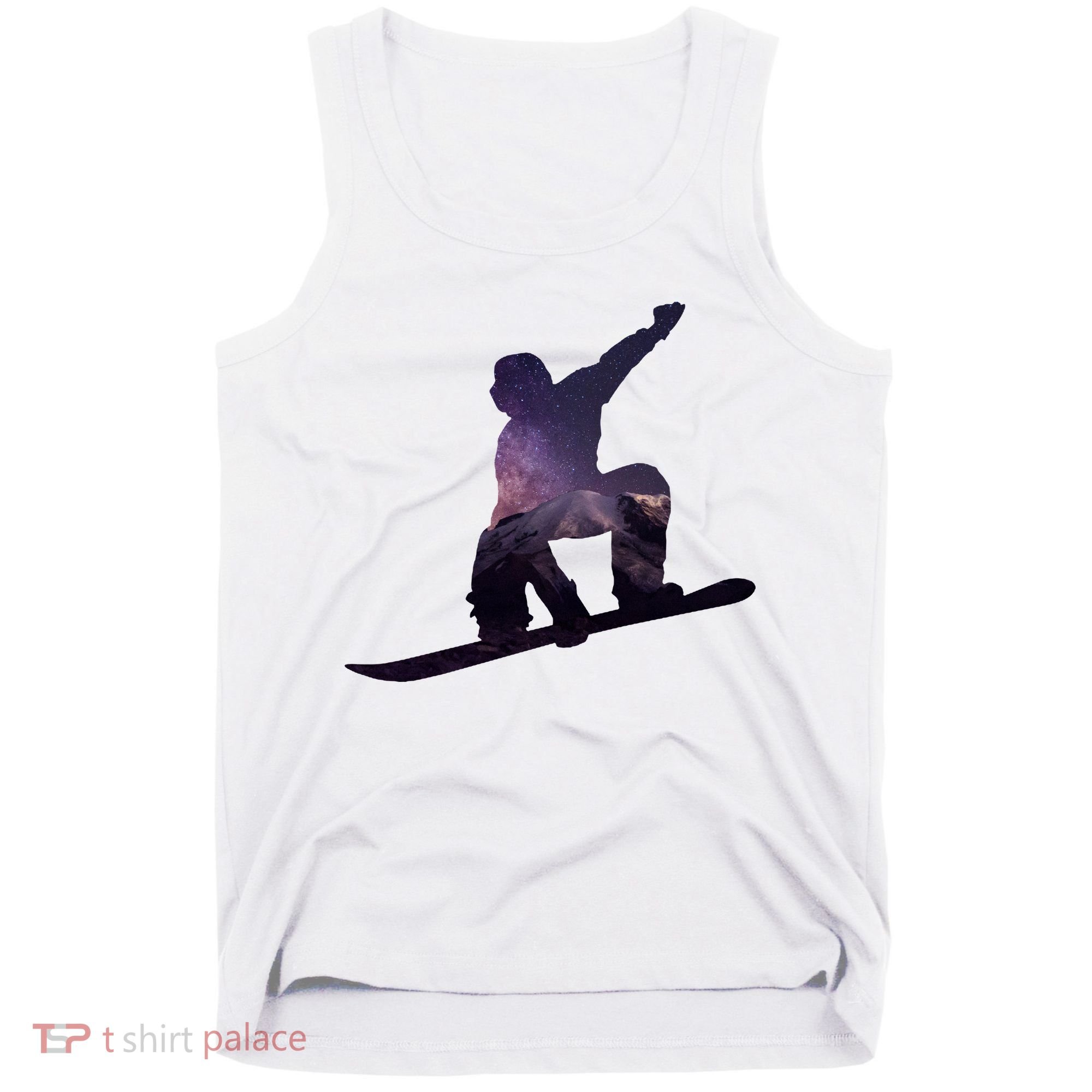 Galaxy Space Ski Boarding Tank Top