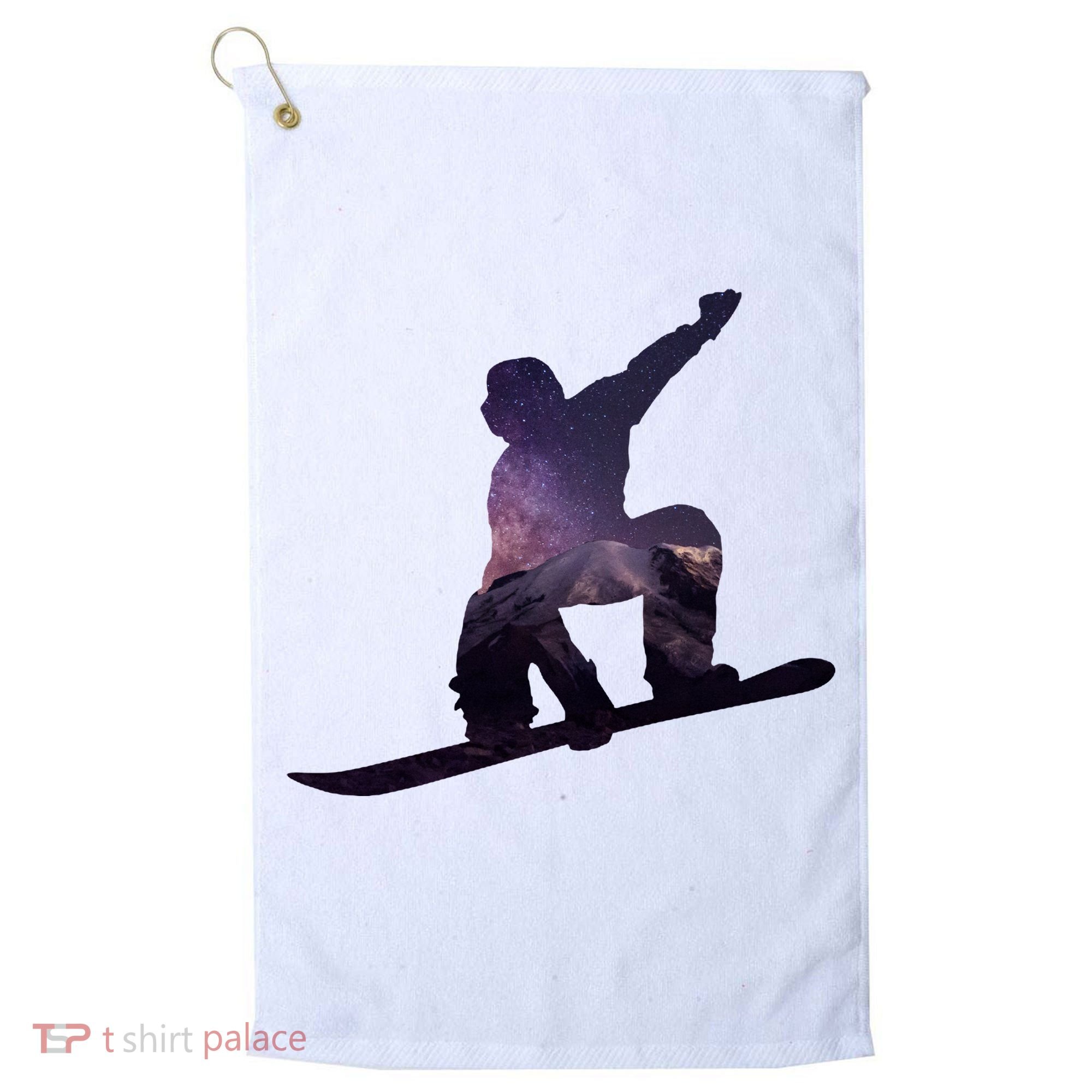 Galaxy Space Ski Boarding Golf Towel