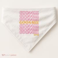 Gooalll Spin Soccer Fan Goal USA-Made Doggie Bandana thumb 0