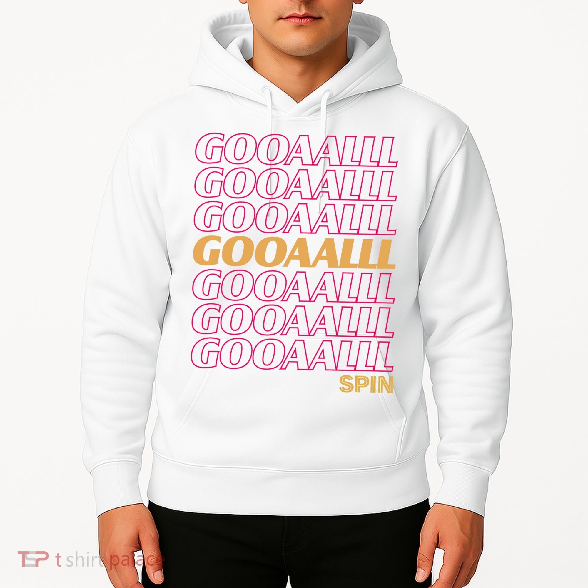 Gooalll Spin Soccer Fan Goal Hoodie