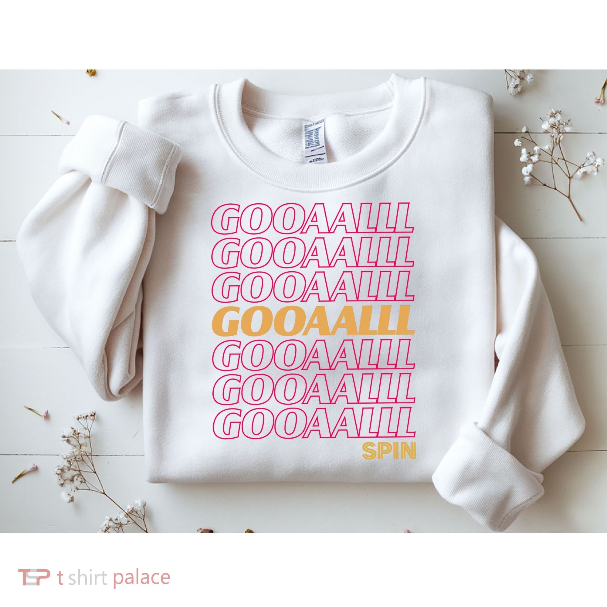 Gooalll Spin Soccer Fan Goal Sweatshirt