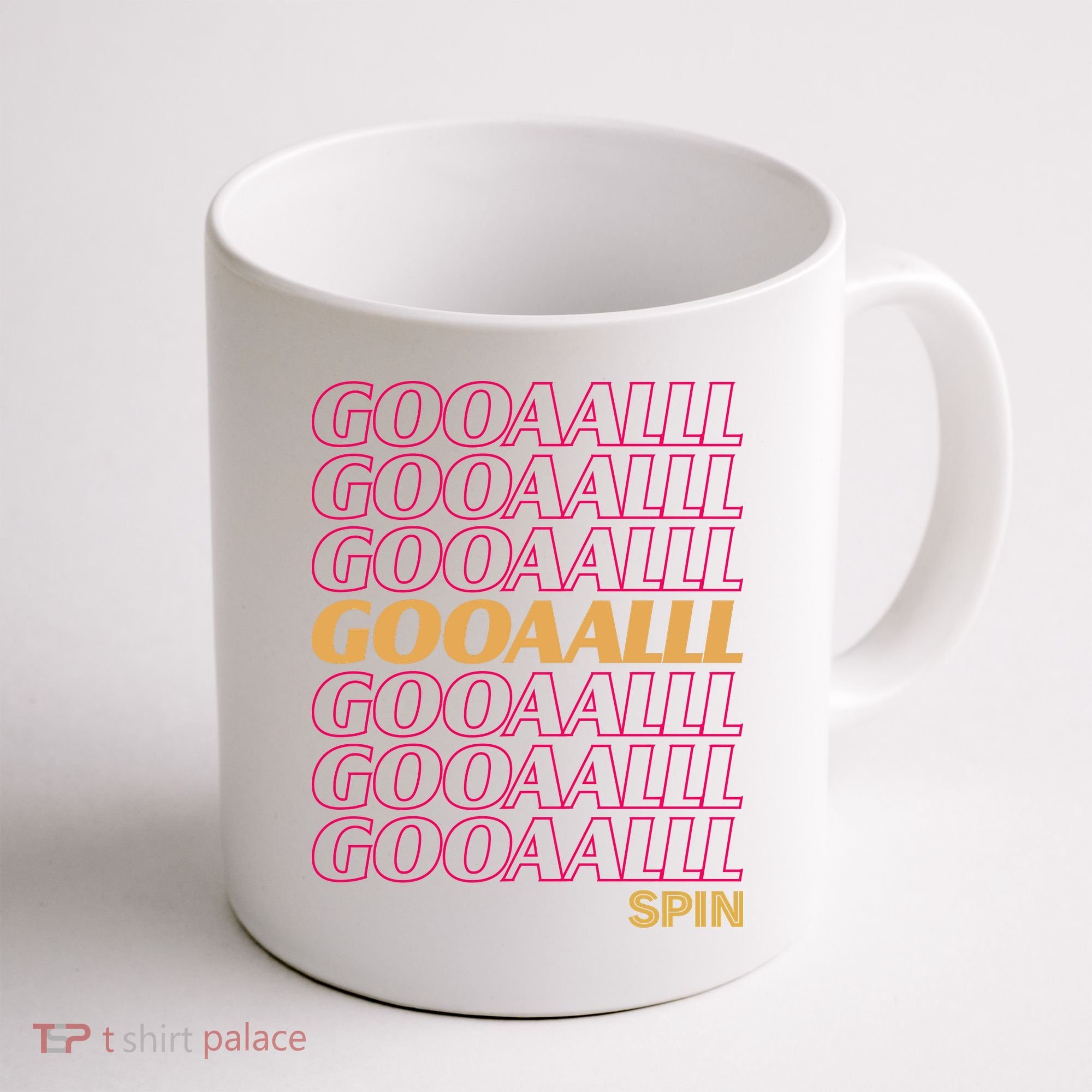 Gooalll Spin Soccer Fan Goal Coffee Mug
